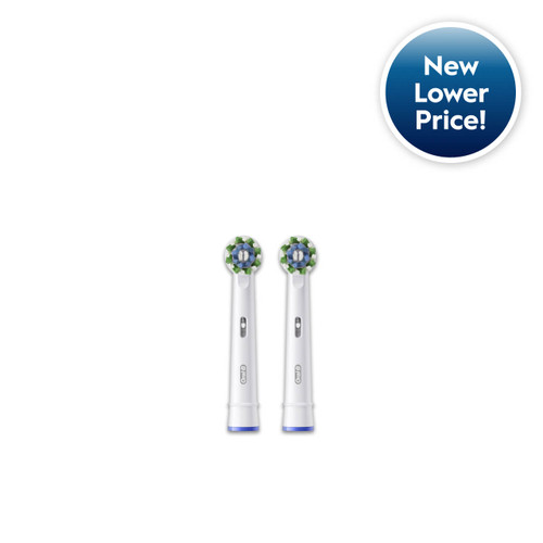 Oral-B CrossAction X-Filament Replacement Brush Heads, 2 Count