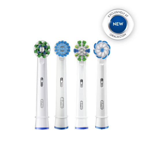 Replacement Brush Head Sampler Pack, 4-ct