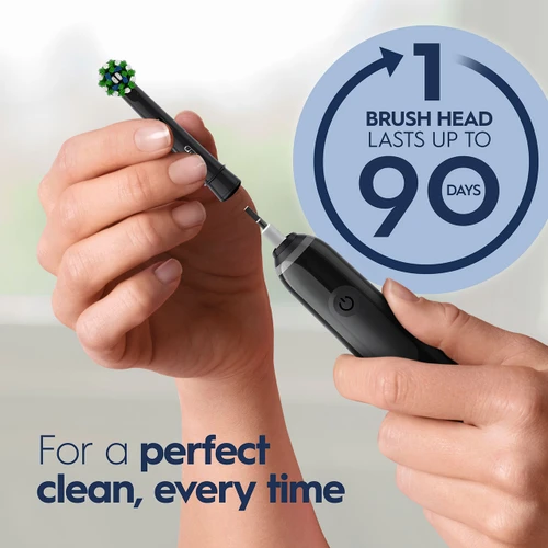 Brush Head Lasts up to 90 Days