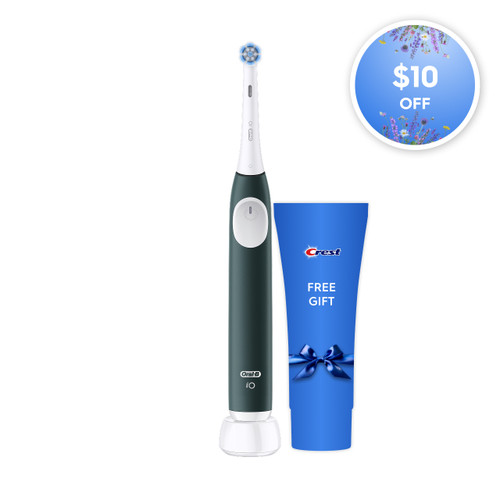 iO Series 2 Rechargeable Electric Toothbrush Starter Kit, Forest Green