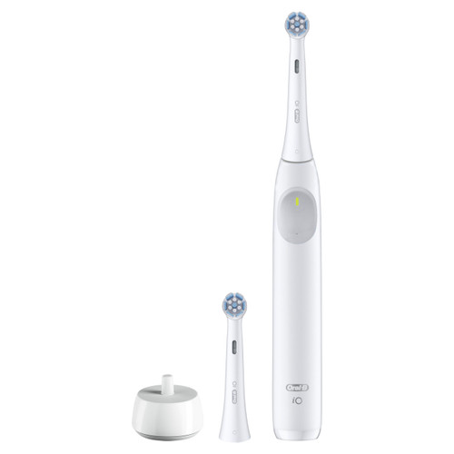 Oral-B iO Series 2 Rechargeable Electric Toothbrush Starter Kit, Pure White