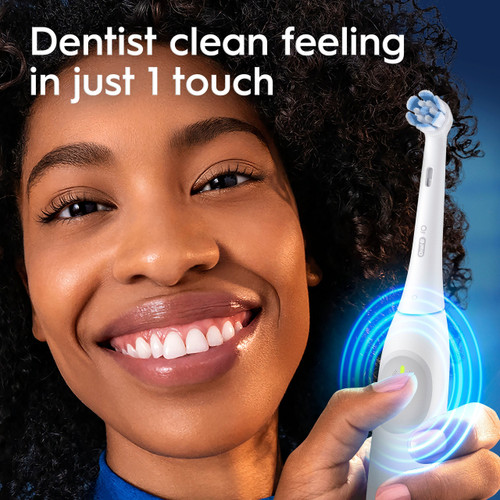 Oral-B iO Series 2 Rechargeable Electric Toothbrush Starter Kit, Pure White