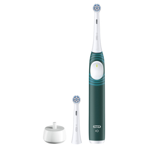 Oral-B iO Series 2 Rechargeable Electric Toothbrush Starter Kit, Forest Green