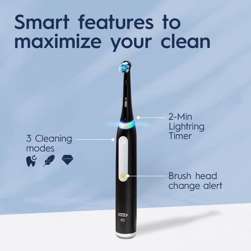 Oral-B iO Series 3 Rechargeable Electric Toothbrush, Icy Blue