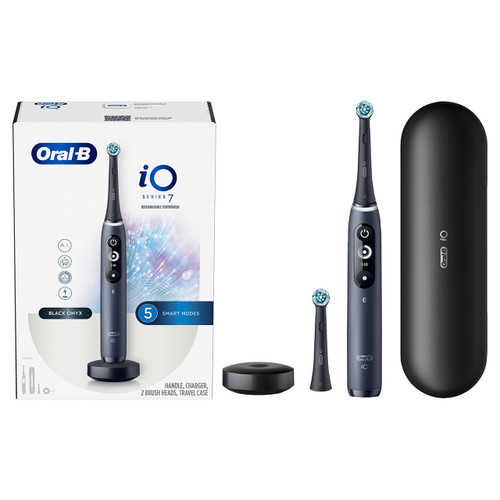Oral-B iO Series 7 Rechargeable Electric Toothbrush, Black Onyx Oral-B iO Series 7 Rechargeable Electric Toothbrush, Black Onyx