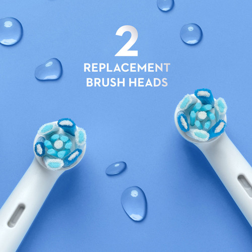iO Ultimate Clean Replacement Brush Heads, 2-Count, White