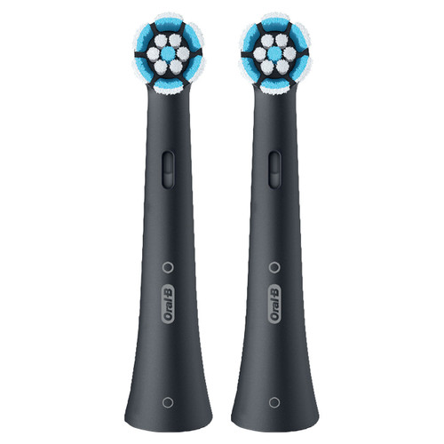 iO Gentle Care Replacement Brush Heads, 2-Count, Black