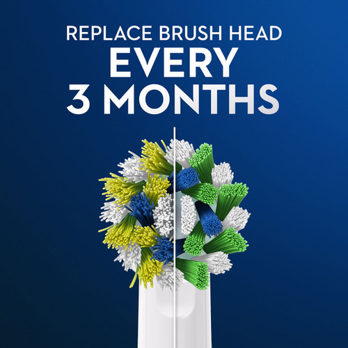 CrossAction X-Filament Replacement Brush Heads, 3 Ct