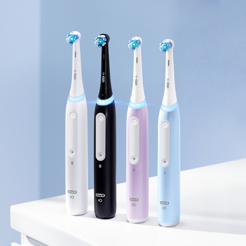 Oral-B iO Series 4 Rechargeable Electric Toothbrush, Matte Black