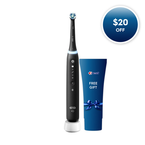 Oral-B iO Series 5 Rechargeable Electric Toothbrush, Matte Black