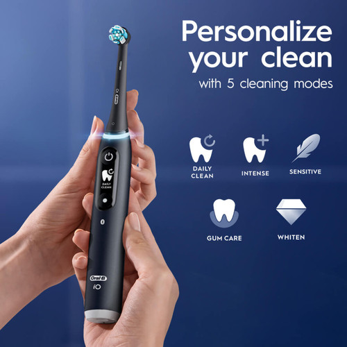 Oral-B iO Series 6 Electric Toothbrush, Black Lava | Oral-B