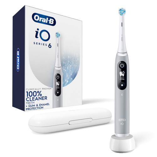 Oral-B iO Series 6 Grey Opal 本体 Oral-B iO Series 6 Electric Toothbrush, Grey Opal | Oral-B