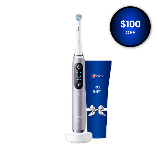 Oral-B iO Series 9 Rechargeable Electric Toothbrush, Rose Quartz