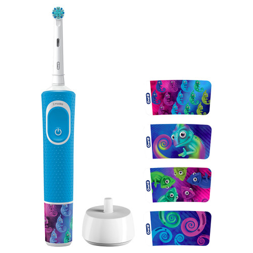 Kids Electric Toothbrush Featuring Chameleon, for Kids 3+