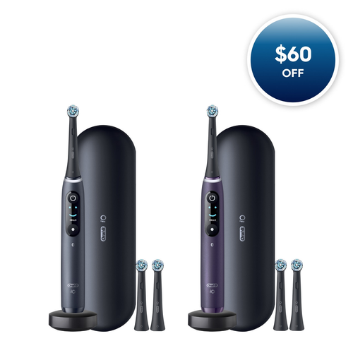 iO Series 8 Twin Pack, Black Onyx + Violet Ametrine