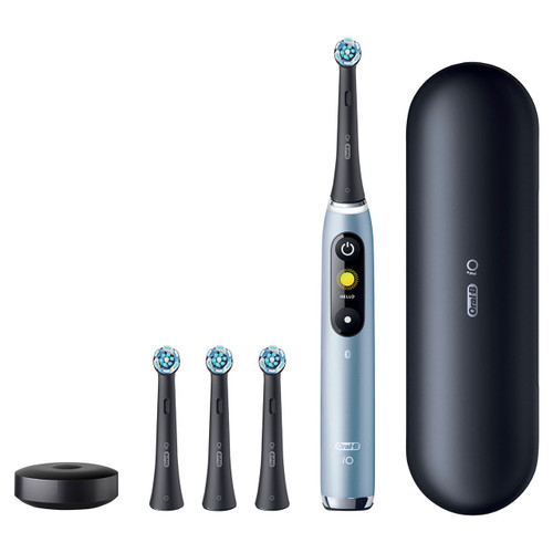iO Series 9 Twin Pack in White Alabaster and Aqua Marine | Oral-B
