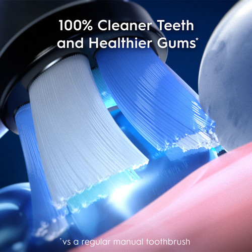 Oral-B iO9 Twin Pack, Black Onyx + White Alabaster