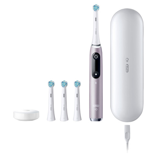 Oral-B iO9 Twin Pack, Black Onyx + Rose Quartz