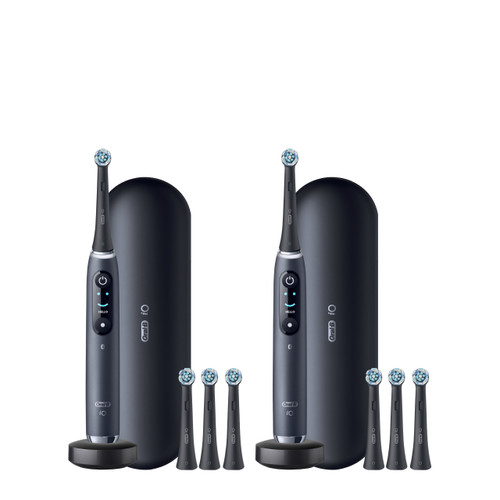 Oral-B iO9 Twin Pack, Black Onyx and Black Onyx