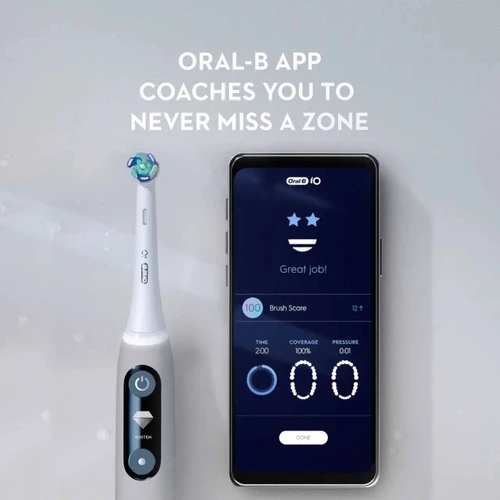 Oral-B iO Series 6 Twin Pack, Black Lava + Grey Opal