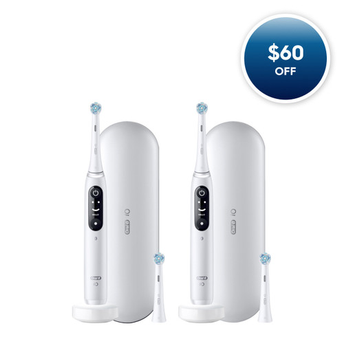 iO Series 9 Twin Pack in White Alabaster| Oral-B