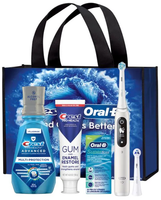 Oral-B + Crest iO OrthoEssentials Rechargeable Electric Toothbrush System