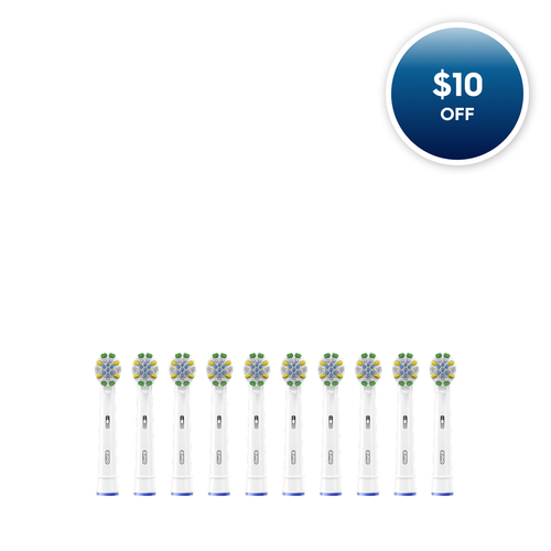 Oral-B FlossAction Replacement Brush Heads, 10-Count