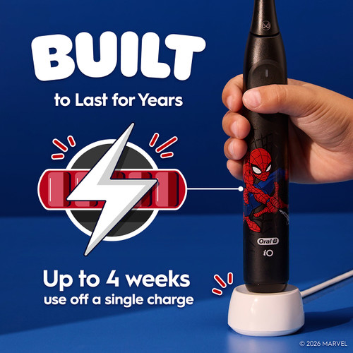 Oral-B iO Kids Electric Toothbrush Featuring Spiderman