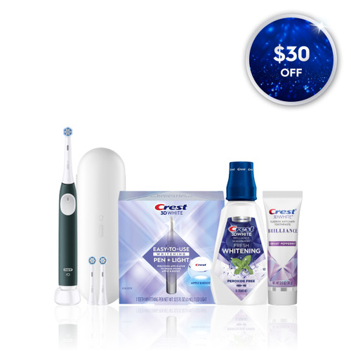 Oral-B New Year Whitening Bundle, Forest Green
