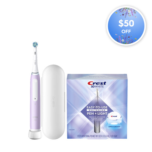 Oral-B + Crest iO Whitening Bundle, Lavender