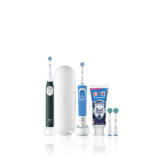 Oral-B Family Pack Featuring iO2 + Kids Advanced Cavity Bundle