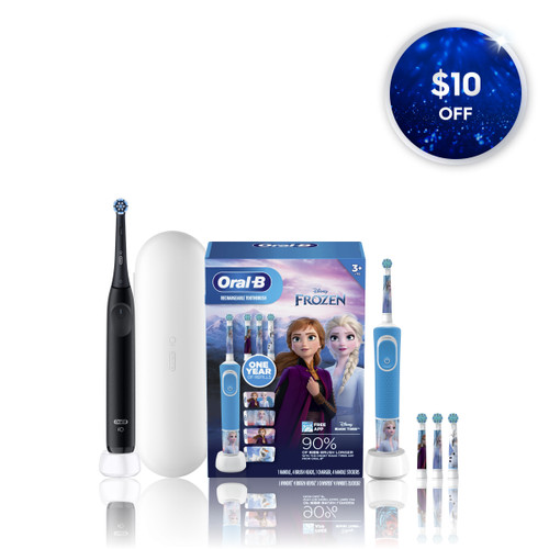Oral-B Family Pack featuring iO2 + Disney's Frozen, Forest Green