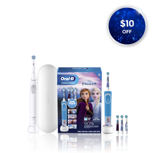 Oral-B Family Pack featuring iO2 + Disney's Frozen, Pure White