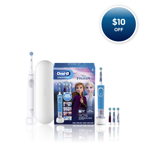 Oral-B Family Pack featuring iO2 + Disney's Frozen, Pure White