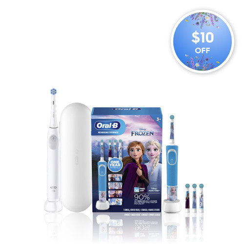 Oral-B Family Pack featuring iO2 + Disney's Frozen, Pure White
