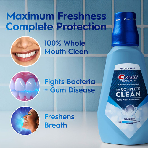 Crest Pro Health Complete Clean Mouthwash