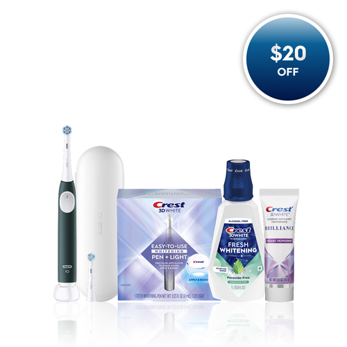 Oral-B Glow & Go Whitening Bundle Green