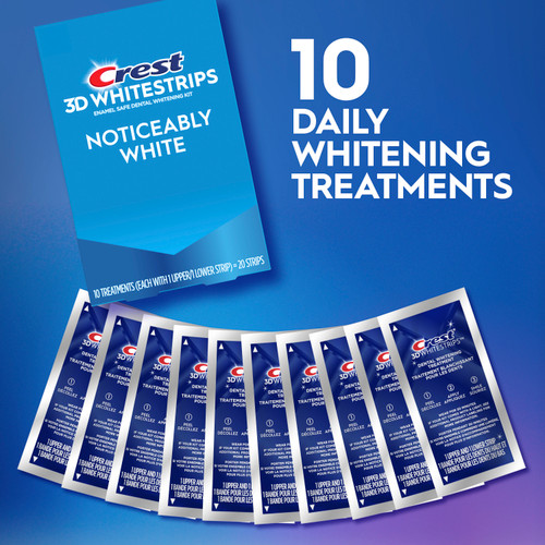 Crest 3DWhitestrips Noticeably White