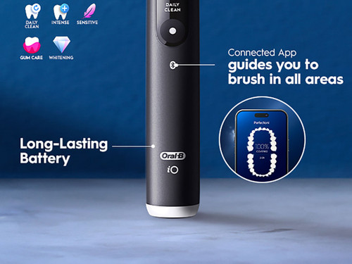 Oral-B iO Series 6 Electric Toothbrush, Grey Opal | Oral-B