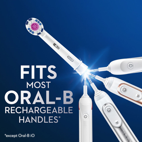 Oral-B 3D White X-Filament Replacement Brush Heads, 3 CT