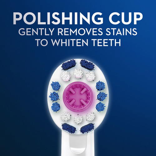 Oral-B 3D White X-Filament Replacement Brush Heads, 3 CT
