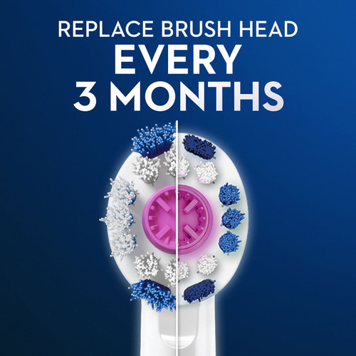 Oral-B 3D White X-Filament Replacement Brush Heads, 3 CT