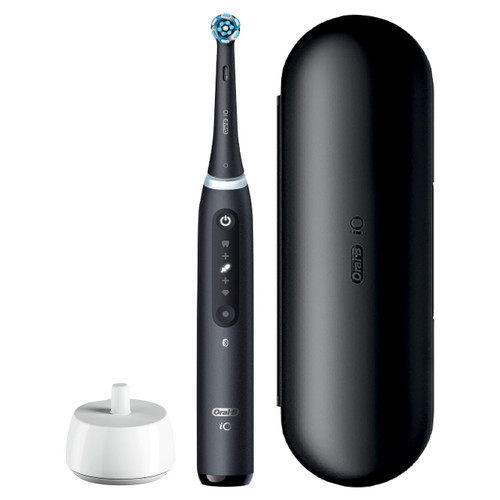 Oral-B iO Series 5 Customizable Clean Rechargeable Electric Toothbrush, Matte Black