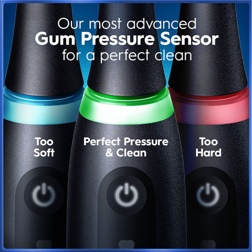 Oral-B iO Series 5 Customizable Clean Rechargeable Electric Toothbrush, Matte Black