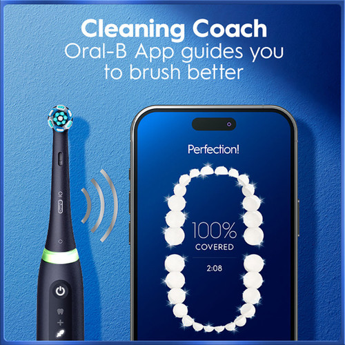 Oral-B iO Series 5 Customizable Clean Rechargeable Electric Toothbrush, Matte White
