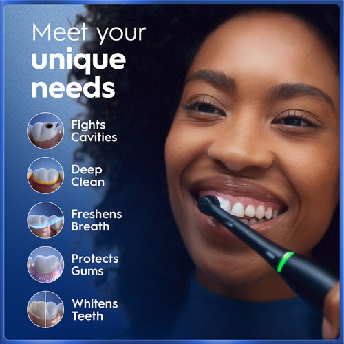 Oral-B iO Series 5 Customizable Clean Rechargeable Electric Toothbrush, Matte White