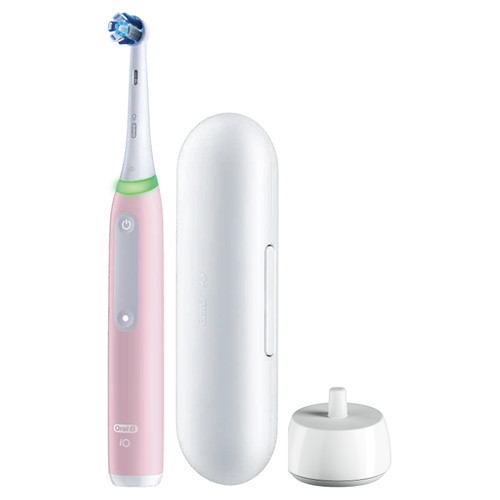 Oral-B iO Series 3 Clean & Protect Rechargeable Electric Toothbrush, Azalea Pink