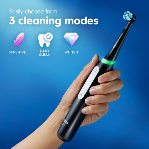 Oral-B iO Series 3 Clean & Protect Rechargeable Electric Toothbrush, Azalea Pink