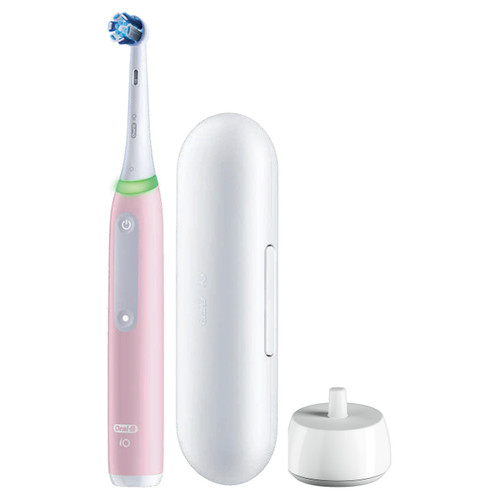 Oral-B iO Series 3 Clean & Protect Rechargeable Electric Toothbrush, Azalea Pink