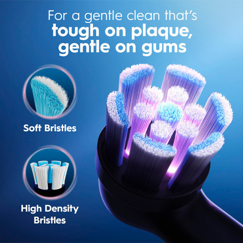 Oral-B iO Series 2 Clean & Protect Rechargeable Electric Toothbrush Starter Kit, Night Black